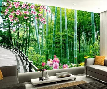 CJSIR Custom Wallpaper Bamboo Forest Trail 3D Landscape Mural TV Background Wall Murals Home Decoration Mural 3d Wallpaper
CJSIR Custom Wallpaper Bamboo Forest Trail 3D Landscape Mural TV Background Wall Murals Home Decoration Mural 3d Wallpaper