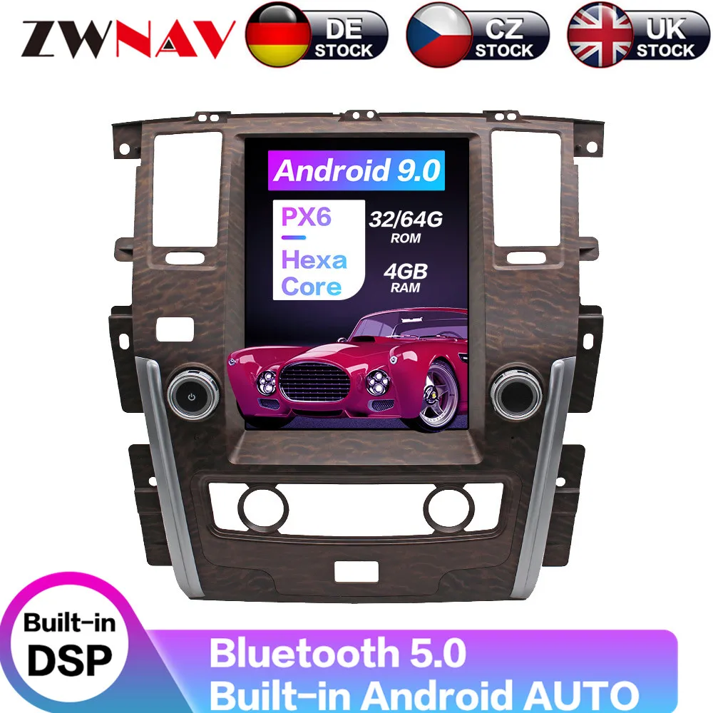 12.1" Android 9.0 4+64G PX6 Vertical Tesla With DSP Carplay Car Multimedia Player For NISSAN PATROL 2010-2018 Radio No DVD
12.1" Android 9.0 4+64G PX6 Vertical Tesla With DSP Carplay Car Multimedia Player For NISSAN PATROL 2010-2018 Radio No DVD