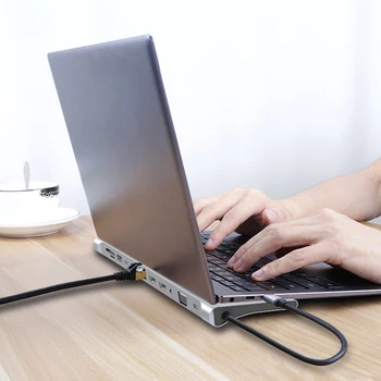 Multifunction Type C Hub USB C to HDMI VGA RJ45 USB 3.0 Ports SD/TF Card Reader USB-C Power Delivery for MacBook Pro With PD
Multifunction Type C Hub USB C to HDMI VGA RJ45 USB 3.0 Ports SD/TF Card Reader USB-C Power Delivery for MacBook Pro With PD