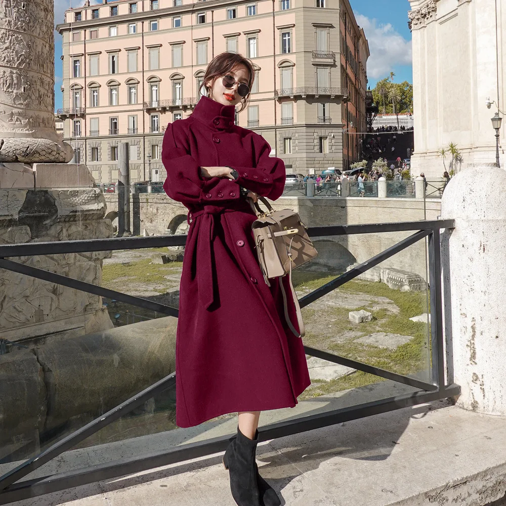 Photo Shoot Woolen Jacket 2019 Winter New Style Fashionable WOMEN'S Dress Retro British Style Single Breasted Waist Hugging Wool
Photo Shoot Woolen Jacket 2019 Winter New Style Fashionable WOMEN'S Dress Retro British Style Single Breasted Waist Hugging Wool