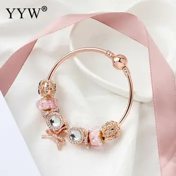 Glass Beads Bracelet Rose Gold Color Pulseras Mujer Bransoletki Pand Bracelets For Women Armband Trendy Jewelry Accesorios
Glass Beads Bracelet Rose Gold Color Pulseras Mujer Bransoletki Pand Bracelets For Women Armband Trendy Jewelry Accesorios