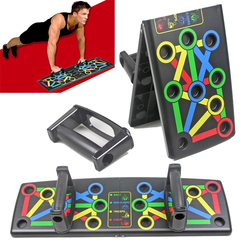 Foldable Push Up Board Fitness Training 14 In 1 Push Up Rack Stand Muscle Body Building Pushup Board Gym Exercise Equipment
Foldable Push Up Board Fitness Training 14 In 1 Push Up Rack Stand Muscle Body Building Pushup Board Gym Exercise Equipment