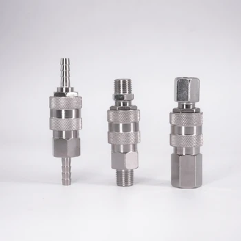 Socket + Plug Pneumatic Fitting European Standard EU Type Air Line Quick Coupling Connector Coupler Adapter For Air Compressor
Socket + Plug Pneumatic Fitting European Standard EU Type Air Line Quick Coupling Connector Coupler Adapter For Air Compressor