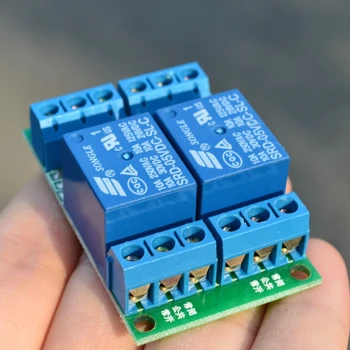 2-way 5V Relay Module with Optocoupler Isolation High and Low Level Trigger Dual Relay Module / Switch
2-way 5V Relay Module with Optocoupler Isolation High and Low Level Trigger Dual Relay Module / Switch