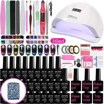 Manicure Set Quick Building Gel Clear Soak Off Gel Nail Polish Set with UV LED Lamp Dryer Acrylic Poly Extension Nail Gel
Manicure Set Quick Building Gel Clear Soak Off Gel Nail Polish Set with UV LED Lamp Dryer Acrylic Poly Extension Nail Gel