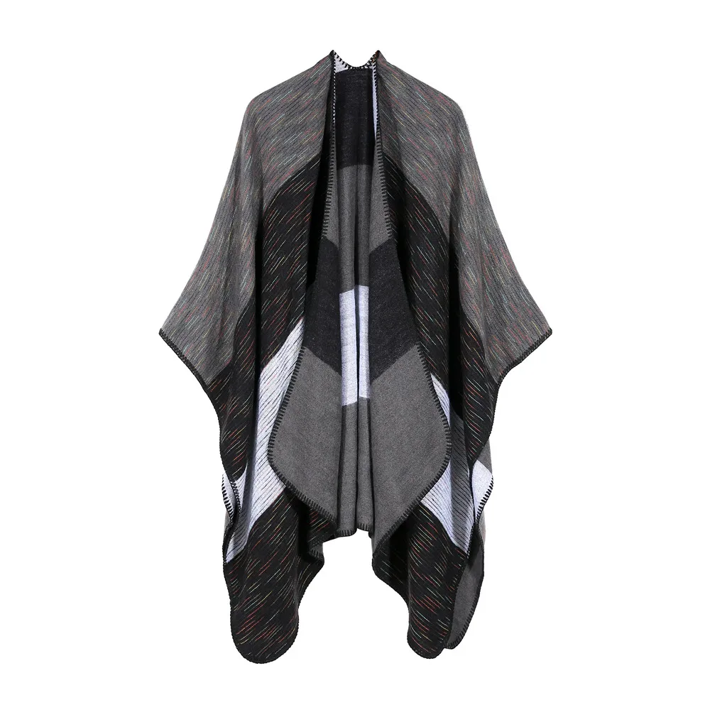 2019 Autumn Causal Loose Tassel Knitted Cashmere Batwing Fashion New Women Stripe Duplex Shawl Cardigan Long Thick Poncho Capes
2019 Autumn Causal Loose Tassel Knitted Cashmere Batwing Fashion New Women Stripe Duplex Shawl Cardigan Long Thick Poncho Capes