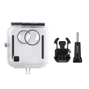 PULUZ 45M Underwater Waterproof Shockproof Housing Diving Case With Buckle Basic Mount For GoPro Fusion