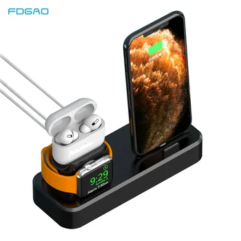 3 in 1 Silicone Charging Dock Stand for iPhone 11 XR XS Max X 8 7 6s 6 Plus Charging Station for Airpods pro Apple Watch 5 4 3 2
3 in 1 Silicone Charging Dock Stand for iPhone 11 XR XS Max X 8 7 6s 6 Plus Charging Station for Airpods pro Apple Watch 5 4 3 2