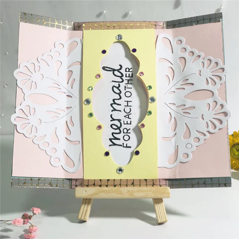 Naifumodo Lace Frame Dies Floral Rectangle Metal Cutting Dies for DIY Scrapbooking Craft Card Embossing Die Cut New Template
Naifumodo Lace Frame Dies Floral Rectangle Metal Cutting Dies for DIY Scrapbooking Craft Card Embossing Die Cut New Template