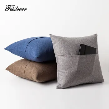 FSISLOVER Nordic Polyester Pillowcase Sofa Remote Control Storage Cushion Cover Home Decor Pillow Cover Tassel funda cojin
FSISLOVER Nordic Polyester Pillowcase Sofa Remote Control Storage Cushion Cover Home Decor Pillow Cover Tassel funda cojin