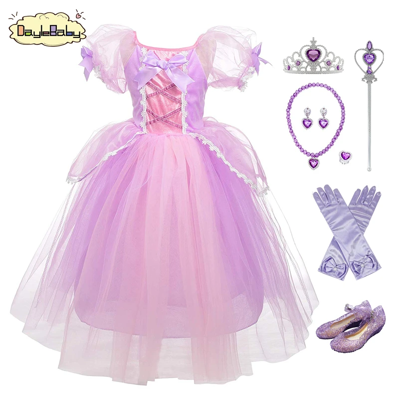 DAYLEBABY Princess Rapunzel Dress Up Rupanzal Classical Stunning Costumes Halloween Sofia Party Fancy Tangled Dresses the First
DAYLEBABY Princess Rapunzel Dress Up Rupanzal Classical Stunning Costumes Halloween Sofia Party Fancy Tangled Dresses the First