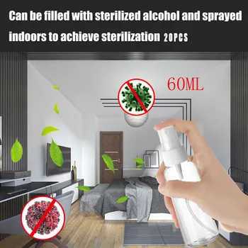 20PC 60ml Mini Clear Plastic Spray Bottle Empty Cute Perfume Atomizer for Cleaning, Travel, Essential Oils, Perfume #15
20PC 60ml Mini Clear Plastic Spray Bottle Empty Cute Perfume Atomizer for Cleaning, Travel, Essential Oils, Perfume #15