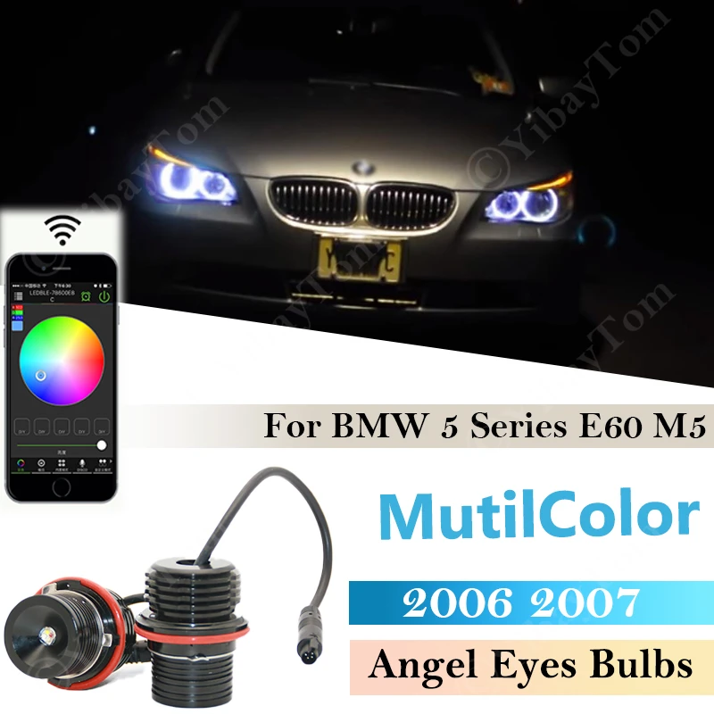 Для BMW 5 серии E60 M5 2006 2007 E87 E39 E61 E63 E64 E65 E66 E83 E53 530xi 545i разноцветные светодиодные лампы для фар ангельские глазки
Для BMW 5 серии E60 M5 2006 2007 E87 E39 E61 E63 E64 E65 E66 E83 E53 530xi 545i разноцветные светодиодные лампы для фар ангельские глазки