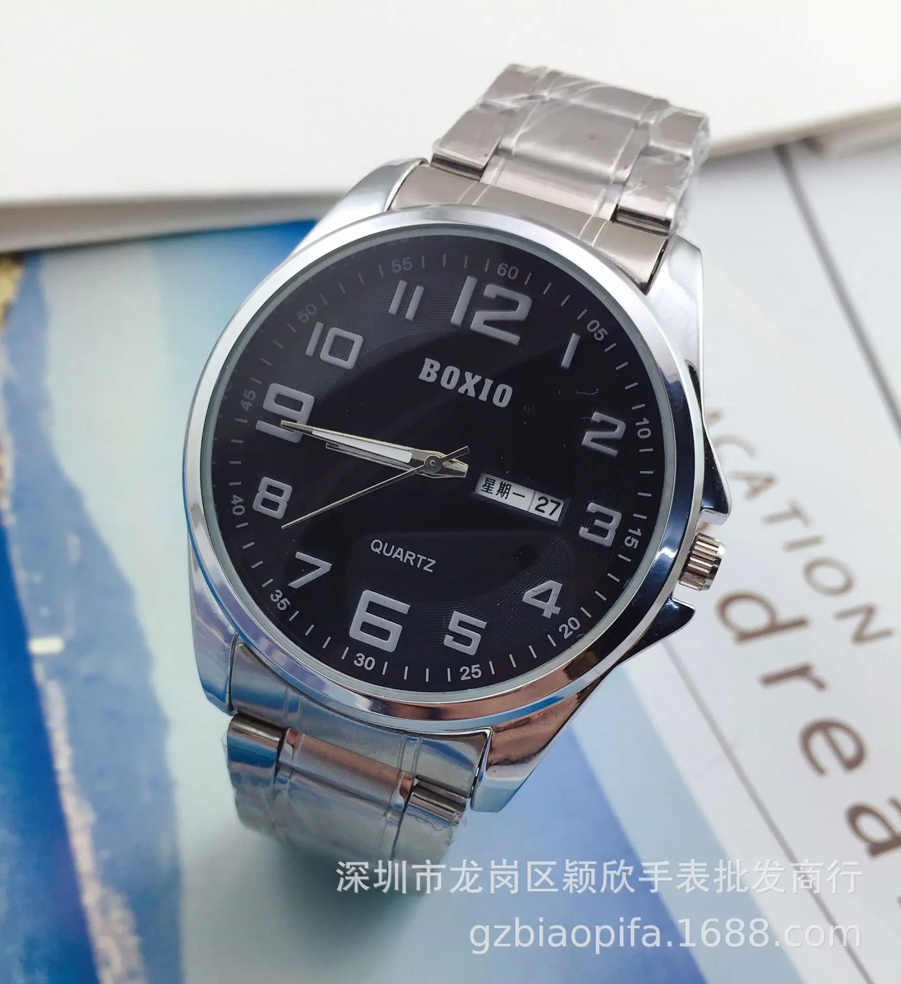 2019 Hot Selling Genuine Product Week Calendar Watch Men's Steel Belt Business MEN'S Watch Steel Watch MEN'S Watch Fashionable W 
2019 Hot Selling Genuine Product Week Calendar Watch Men's Steel Belt Business MEN'S Watch Steel Watch MEN'S Watch Fashionable W