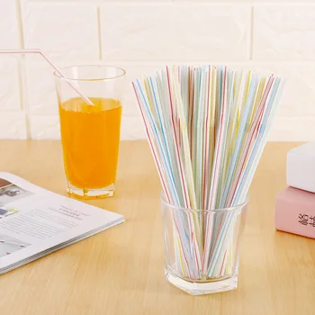 Lengthened Flexible Fruit Juice Beverage Milk Tea Soybean Milk Straw Disposable Color Art Elbow Plastic 100 Pack
Lengthened Flexible Fruit Juice Beverage Milk Tea Soybean Milk Straw Disposable Color Art Elbow Plastic 100 Pack