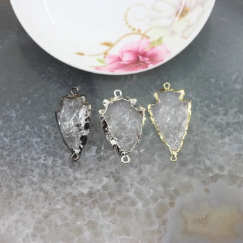 5pcs/lot,Natural stone Clear Quartz Arrow Shape Connectors Bulk, Plated Multicolor Raw Rough crystal pendant Beading Necklace
5pcs/lot,Natural stone Clear Quartz Arrow Shape Connectors Bulk, Plated Multicolor Raw Rough crystal pendant Beading Necklace