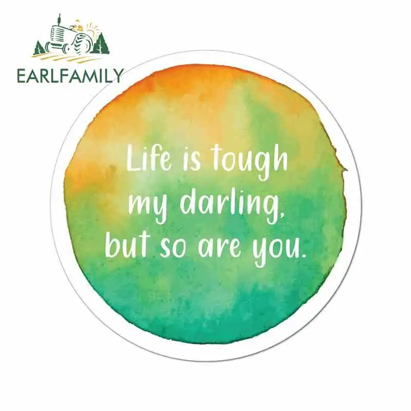 EARLFAMILY 13cm x 13cm for Life Is Tough Sign Funny Car Stickers RV VAN DIY Fine Decal Bumper Trunk Truck Graphics Accessories
EARLFAMILY 13cm x 13cm for Life Is Tough Sign Funny Car Stickers RV VAN DIY Fine Decal Bumper Trunk Truck Graphics Accessories