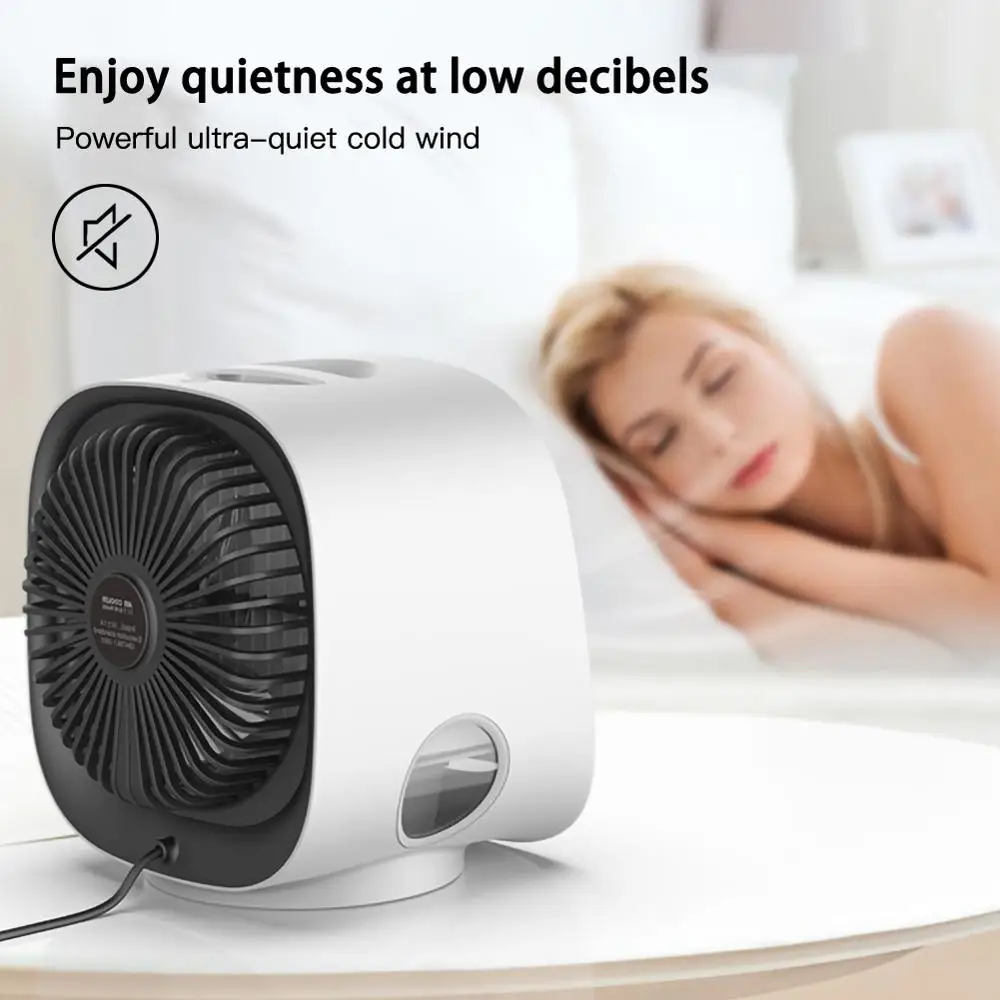 Mini Portable Air Conditioner Multi-function Humidifier Purifier USB Desktop Air Cooler Fan Arctic Air with Water Tank Home 5V
Mini Portable Air Conditioner Multi-function Humidifier Purifier USB Desktop Air Cooler Fan Arctic Air with Water Tank Home 5V