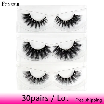 FOXESJI 30Pairs/lot Lashes Mink Eyelashes Cruelty free Soft Fluffy Thick Eyelash Extension Eye Lashes Dramatic False Eyelashes
FOXESJI 30Pairs/lot Lashes Mink Eyelashes Cruelty free Soft Fluffy Thick Eyelash Extension Eye Lashes Dramatic False Eyelashes