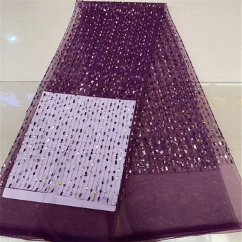 2019 purple Latest French Nigerian Laces Fabrics High Quality African Laces Fabric Wedding Glued glitter sequins Tulle Lace
2019 purple Latest French Nigerian Laces Fabrics High Quality African Laces Fabric Wedding Glued glitter sequins Tulle Lace