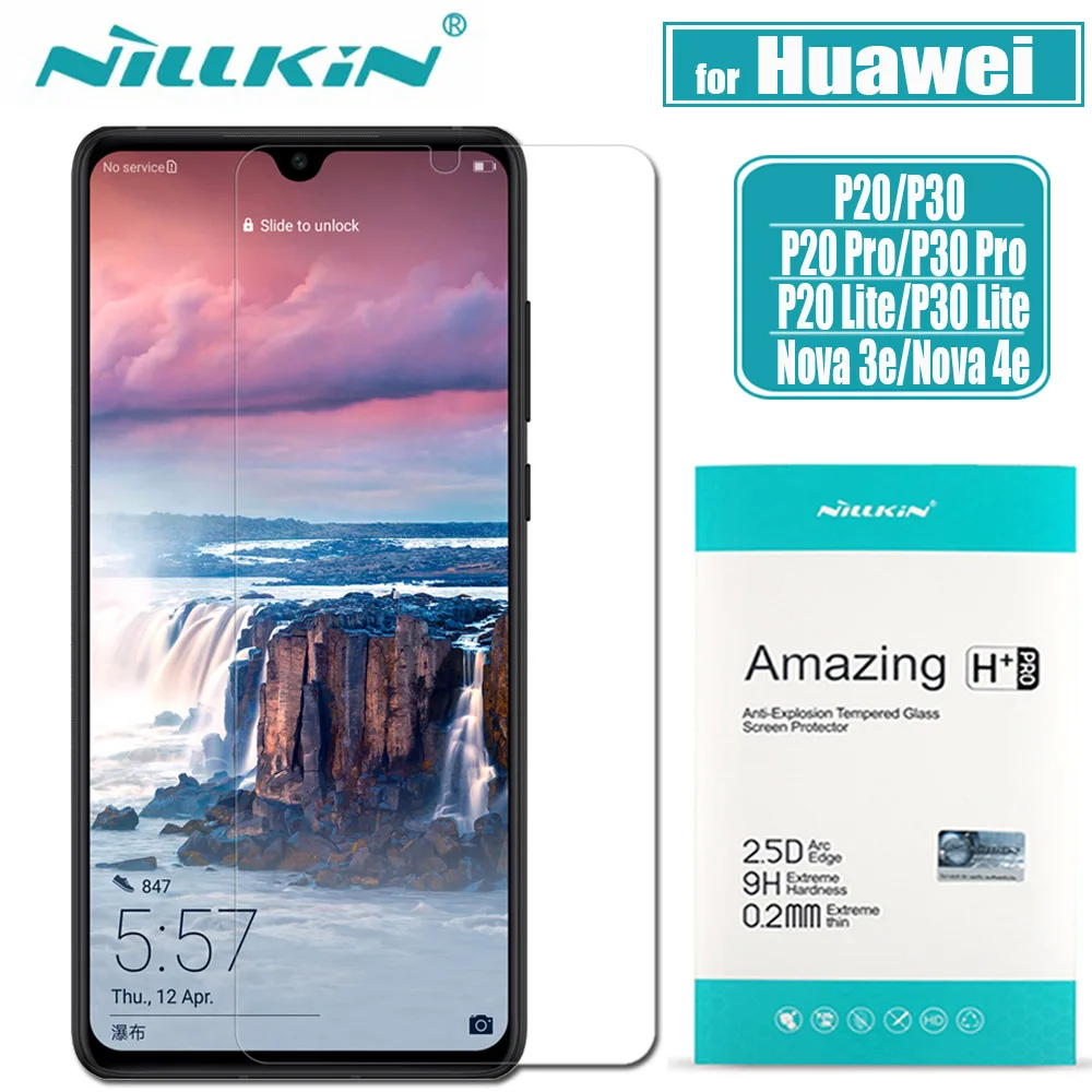 Huawei P30 P20 Pro Glass Screen Protector Nillkin 9H Clear Safety Protective Tempered Glass on Huawei P20 P30 Lite Nova 4e 3e
Huawei P30 P20 Pro Glass Screen Protector Nillkin 9H Clear Safety Protective Tempered Glass on Huawei P20 P30 Lite Nova 4e 3e