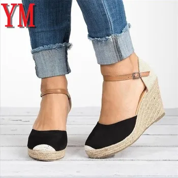 2020 Summer New Women's High Heels Fashion Sandals Large Size Sexy Slippers Eva Wear Straps Increased Gladiator Sandaly Peep Toe
2020 Summer New Women's High Heels Fashion Sandals Large Size Sexy Slippers Eva Wear Straps Increased Gladiator Sandaly Peep Toe