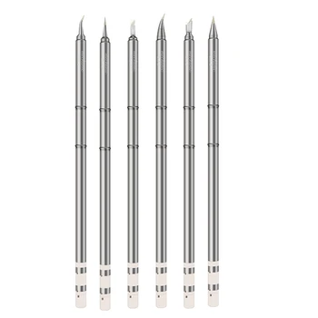 6Pcs MECHANIC Duarble T12 Soldering Iron Tips Silver Solder Station Tip Handle Welding Replace For HAKKO FX-951
6Pcs MECHANIC Duarble T12 Soldering Iron Tips Silver Solder Station Tip Handle Welding Replace For HAKKO FX-951