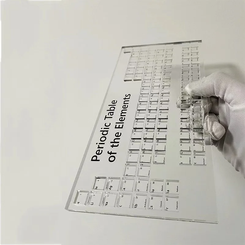 Periodic Table of Elements Container, Transparent Acrylic Box, Each Grid Can Accommodate 10mm Cube
Periodic Table of Elements Container, Transparent Acrylic Box, Each Grid Can Accommodate 10mm Cube