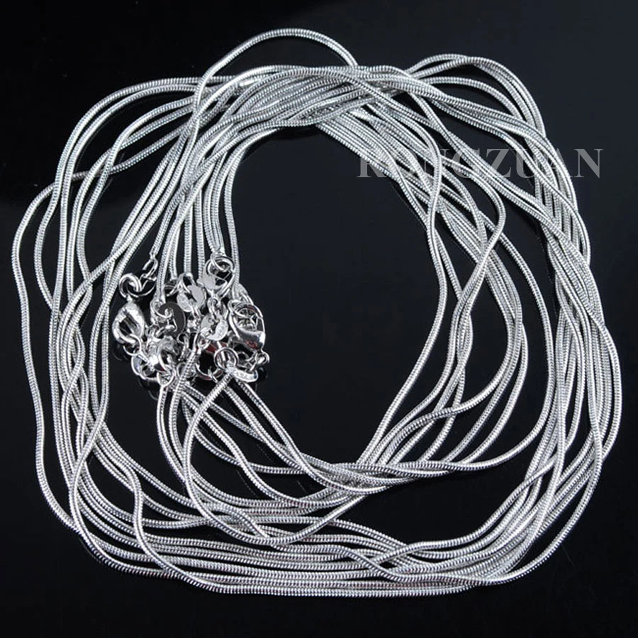 

20pcs Wholesale Silvers metal Chains 1.5mm Cord Necklace 45cm Chain Lobster Clasp DIY Women Man Jewelry Accessories TH3056