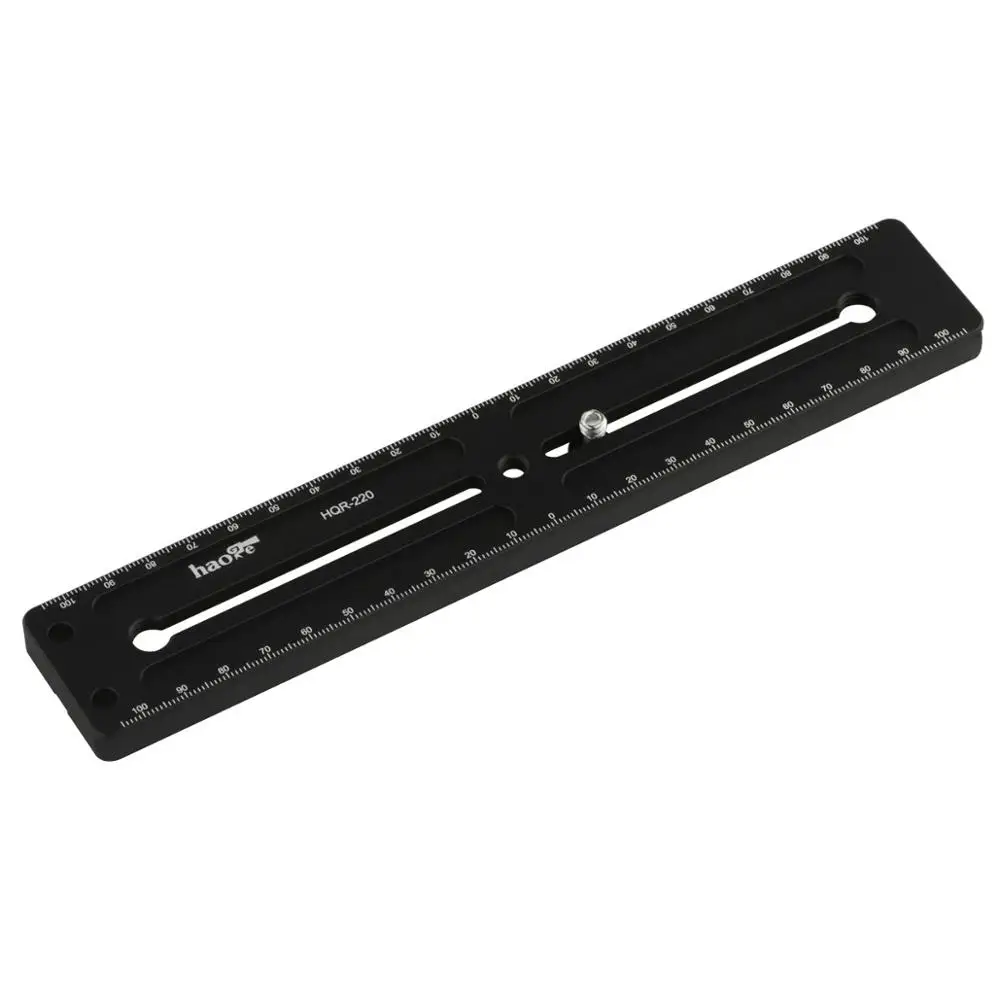 Haoge 220mm Multi-purpose Long Quick Release Extender Rail Sliding Plate for Camera Tripod Ballhead Clamp fit Benro Arca Swiss
Haoge 220mm Multi-purpose Long Quick Release Extender Rail Sliding Plate for Camera Tripod Ballhead Clamp fit Benro Arca Swiss