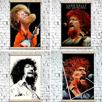 Luke Kelly Portrait Singer Poster Wall Chart Wall Hanging Canvas Painting Solid Wood Scrolls Banner Wall Art Bar Cafe Home Decor
Luke Kelly Portrait Singer Poster Wall Chart Wall Hanging Canvas Painting Solid Wood Scrolls Banner Wall Art Bar Cafe Home Decor