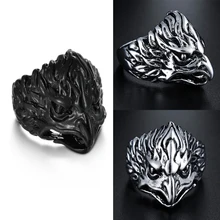 Black Punk Retro Eagle Head Men's Ring Silvery Fashion Hip Hop Rings Unisex Gothic Cool Jewelry for Women Wholesale Trendy
Black Punk Retro Eagle Head Men's Ring Silvery Fashion Hip Hop Rings Unisex Gothic Cool Jewelry for Women Wholesale Trendy