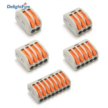 1000pcs Mini Fast Wire Cable Connectors Conductor Compact Wire Connectors Spring Splicing Wiring Connector Terminal Block
1000pcs Mini Fast Wire Cable Connectors Conductor Compact Wire Connectors Spring Splicing Wiring Connector Terminal Block