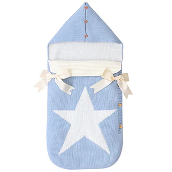 Envelopes for Newborns Five Star Knitted Sleeping Bags Autumn Grey Button Up Infant Baby Swaddle Wrap Sleep Sacks Winter Blanket
Envelopes for Newborns Five Star Knitted Sleeping Bags Autumn Grey Button Up Infant Baby Swaddle Wrap Sleep Sacks Winter Blanket