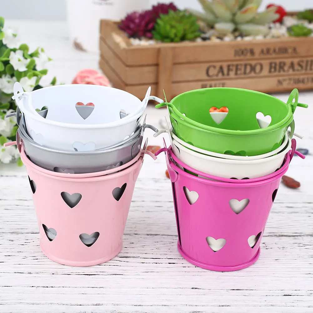 Candy Favours Box Hollow Flower Pot Plant Decor Mini Metal Bucket Iron Barrel Heart-Shape Kitchen 6 Colors Planter Balcony
Candy Favours Box Hollow Flower Pot Plant Decor Mini Metal Bucket Iron Barrel Heart-Shape Kitchen 6 Colors Planter Balcony