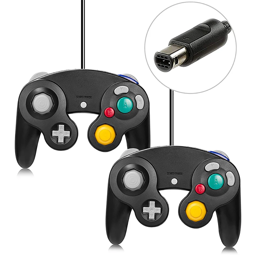 

Wired Shock Game Controller For Nintendo GameCube NGC Wii Video Game N-Switch Gamepad