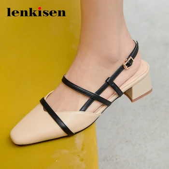 Lenkisen simple style mixed colors high quality handmade small square toe med square heel buckle straps women summer pumps L27
Lenkisen simple style mixed colors high quality handmade small square toe med square heel buckle straps women summer pumps L27