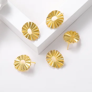 6PCS 18x21MM Hole 1.5MM 24K Gold Color Brass Hollow Oval Shaped Stud Earrings High Quality Diy Jewelry Findings Accessories
6PCS 18x21MM Hole 1.5MM 24K Gold Color Brass Hollow Oval Shaped Stud Earrings High Quality Diy Jewelry Findings Accessories