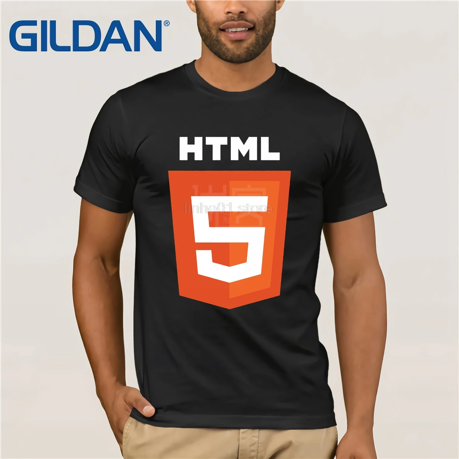 HTML 5 Shir - HTML Hypertext Markup Language Logo men's T-shirt Clothes Popular T-Shirt Crewneck 100% Cotton Tees
HTML 5 Shir - HTML Hypertext Markup Language Logo men's T-shirt Clothes Popular T-Shirt Crewneck 100% Cotton Tees