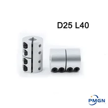 High quality 3pcs D25L40 5/6/6.35/8/10/12mm Aluminum Flexible Shaft Coupler clamping Rigid Coupling Motor Connector D25 L40
High quality 3pcs D25L40 5/6/6.35/8/10/12mm Aluminum Flexible Shaft Coupler clamping Rigid Coupling Motor Connector D25 L40