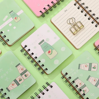 1 Pcs Cute Mini Fruit Avocado Peach Milk Bottle Pocket Portable Spiral Notebooks Notepad Diary Planner School Office Stationery
1 Pcs Cute Mini Fruit Avocado Peach Milk Bottle Pocket Portable Spiral Notebooks Notepad Diary Planner School Office Stationery
