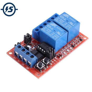 DC 5V 2-Channel Relay Module 2Bit High/Low Level Trigger Momentary/Self-locking/Interlock Control Mode
DC 5V 2-Channel Relay Module 2Bit High/Low Level Trigger Momentary/Self-locking/Interlock Control Mode
