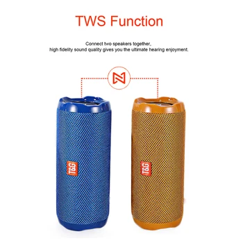 TG191 Portable Bluetooth Speakers Subwoofer Speakers Computer IPX67 Waterproof Outdoor-Sports Bluetooth 5.0 Column Music Play
TG191 Portable Bluetooth Speakers Subwoofer Speakers Computer IPX67 Waterproof Outdoor-Sports Bluetooth 5.0 Column Music Play