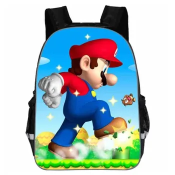 Cartoon Bookbag Children Big Space Schoolbag Hot Sale 16 Inches Printing Super Mario Kids School Bags for Teenager Backpack 
Cartoon Bookbag Children Big Space Schoolbag Hot Sale 16 Inches Printing Super Mario Kids School Bags for Teenager Backpack