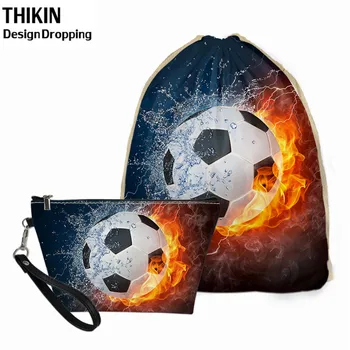 THIKIN Fashion Fire Soccer Football Women String Backpack for Travel Drawstring Bag Ladies Custom Makeup Bag 2pcs Bolsos Mujer
THIKIN Fashion Fire Soccer Football Women String Backpack for Travel Drawstring Bag Ladies Custom Makeup Bag 2pcs Bolsos Mujer