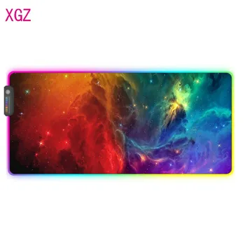 XGZ Space Landscape Nebula RGB Big Game Mouse Pad Anime Big Mouse Pad USB Backlight Rainbow LED Computer Keyboard Desk Pad
XGZ Space Landscape Nebula RGB Big Game Mouse Pad Anime Big Mouse Pad USB Backlight Rainbow LED Computer Keyboard Desk Pad