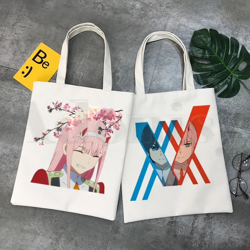 Darling In The FranXX Zero Two Arigatou 02 Anime Graphic Cartoon Print Shopping Bags Girls Fashion Casual Pacakge Hand Bag
Darling In The FranXX Zero Two Arigatou 02 Anime Graphic Cartoon Print Shopping Bags Girls Fashion Casual Pacakge Hand Bag