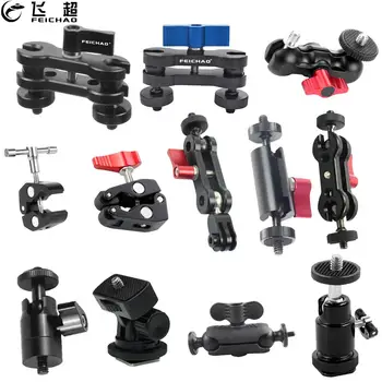 360 Swivel Dual Ball Head Bracket Magic Arm 1/4 Tripod Mount Lock Knob Light Stand for Monitor Flash SLR Camera Clamp Accessory
360 Swivel Dual Ball Head Bracket Magic Arm 1/4 Tripod Mount Lock Knob Light Stand for Monitor Flash SLR Camera Clamp Accessory