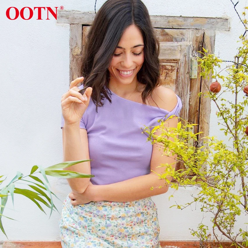 OOTN Asymmetry Skew Collar Black T Shirt Sexy Summer Open Shoulder Top Casual Soild Purple Women T-Shirt Tee Short Sleeve Shirt
OOTN Asymmetry Skew Collar Black T Shirt Sexy Summer Open Shoulder Top Casual Soild Purple Women T-Shirt Tee Short Sleeve Shirt