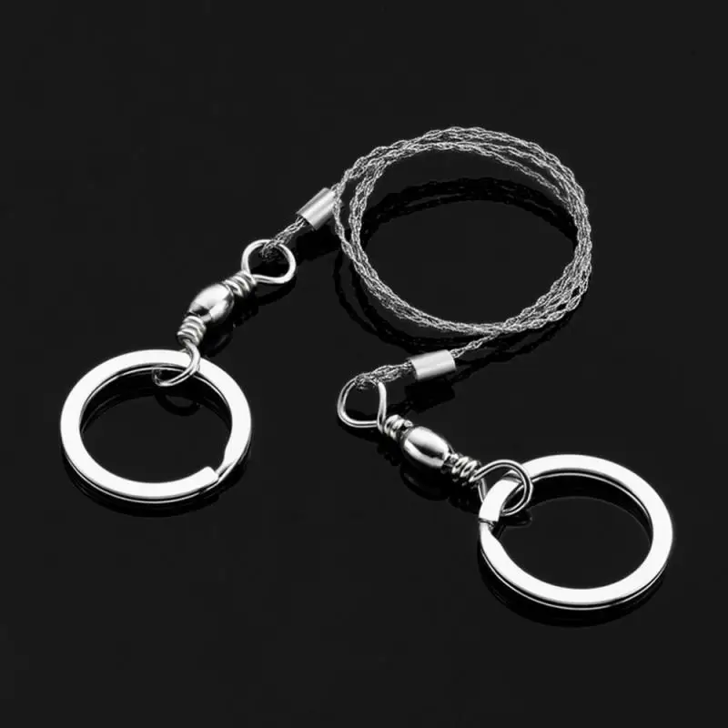 600mm Emergent Survival Stainless Wire Saw Outdoor Camping Hunting Adventure Climb Survival Tool Scroll String Wire Saw
600mm Emergent Survival Stainless Wire Saw Outdoor Camping Hunting Adventure Climb Survival Tool Scroll String Wire Saw